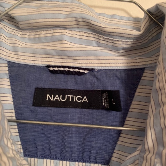 Nautica striped men’s button down - Picture 4 of 4